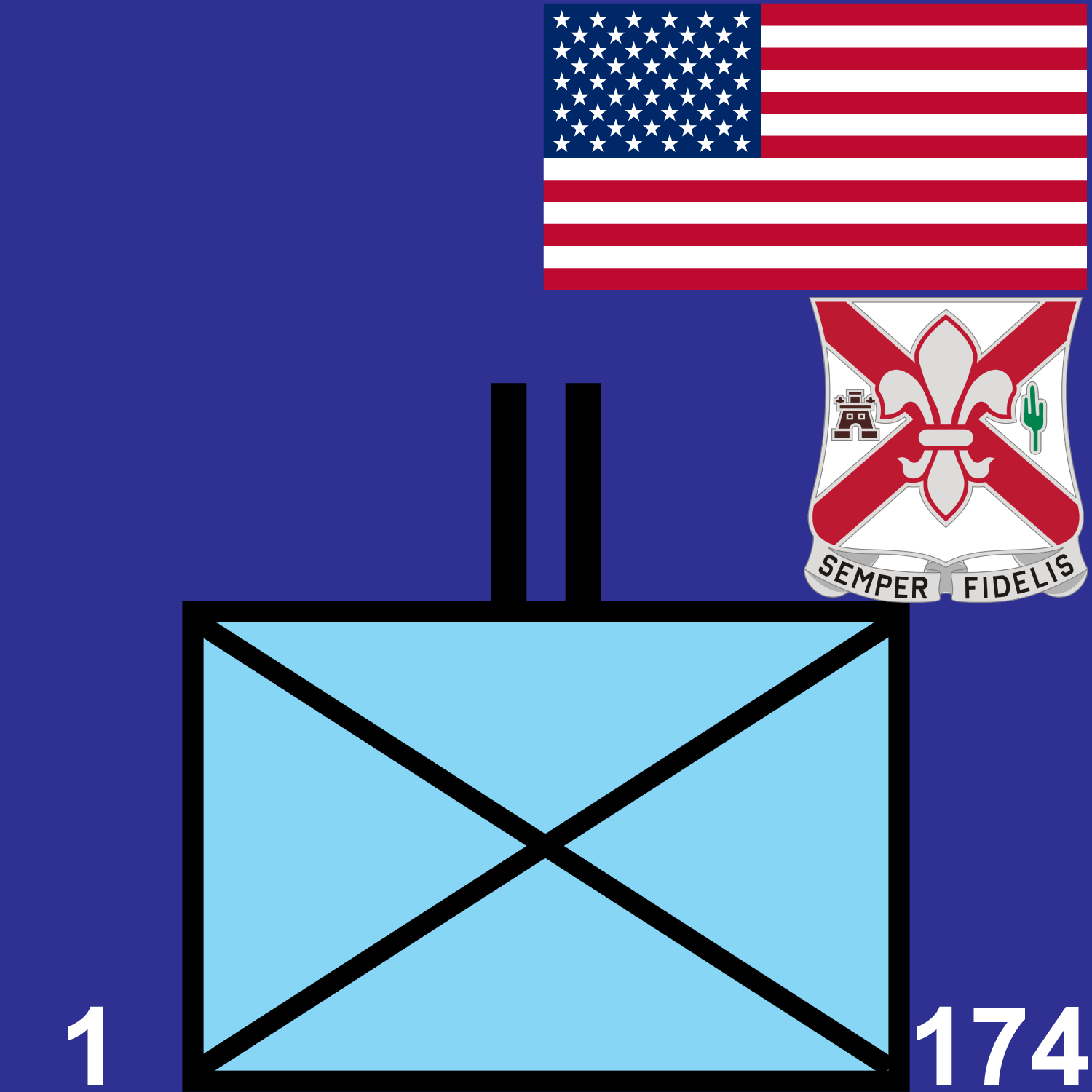 1st Battalion, 174th Infantry Regiment icon
